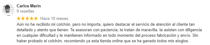 Valoración Base tapizada Maxi Somi L2 de Colchones.es